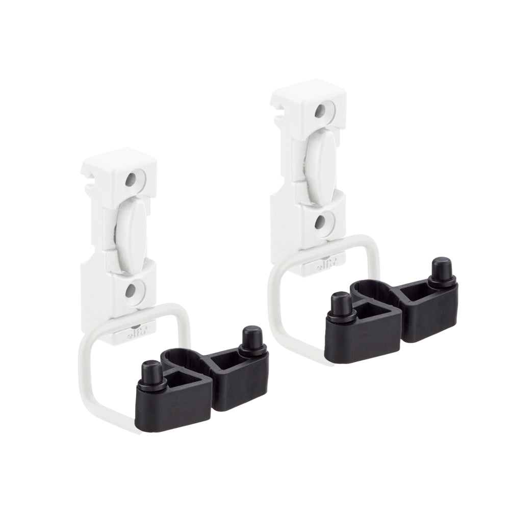 Elfa Werkzeughalter für Schiene groß weiß, 2er P