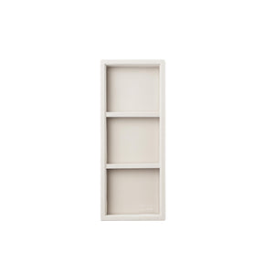 Elfa Décor+ Accessoire Ablage für Schublade, klein 3 Feld Grau