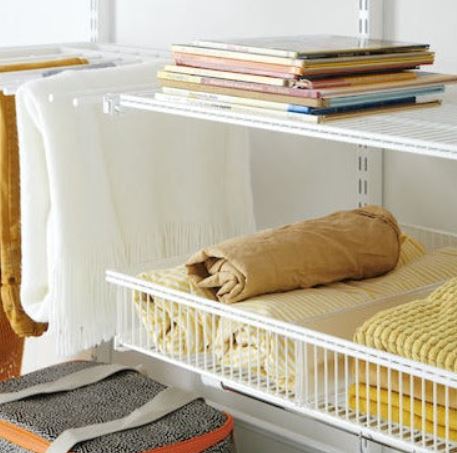 Elfa Abteiler Korbböden 427x95 mm transparent