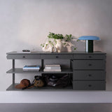 Elfa Décor+ Boden als elegante und stabile Ablagefläche für Décor+ Regalsysteme