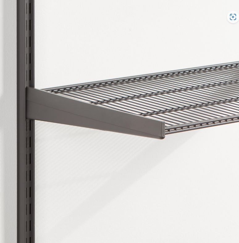 Tragarmabdeckung für das elfa Garage+ Regalsystem als sicherer und optischer Abschluss des Tragarms