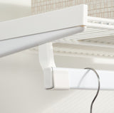 Tragarmabdeckung für das elfa Regalsystem als sicherer und optischer Abschluss des Tragarms 