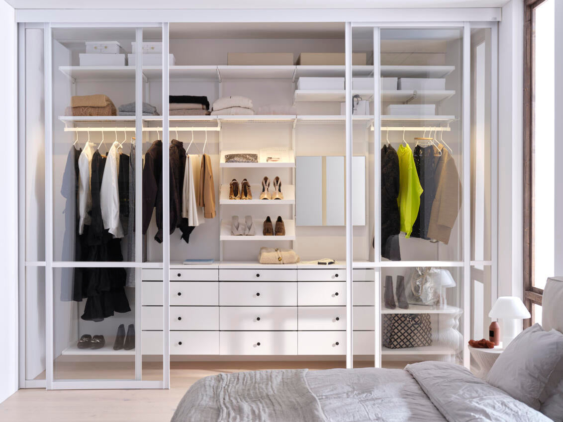 Elfa Décor+ Schublade flach B: 60 D: 40 Weiß