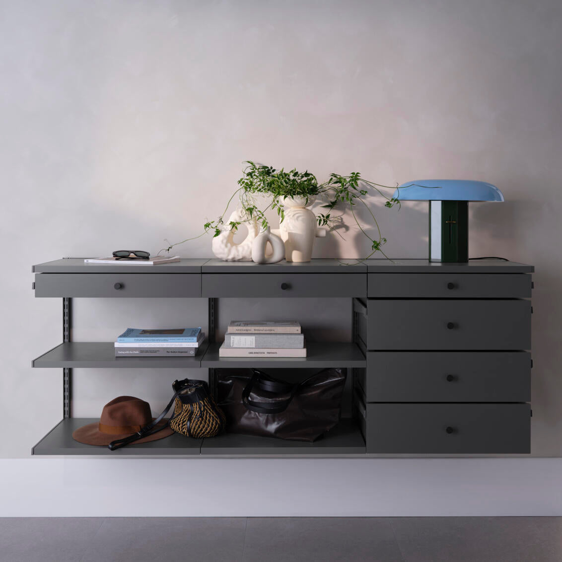 Elfa Décor+ Boden B: 60 T: 40 Natürliche Birke