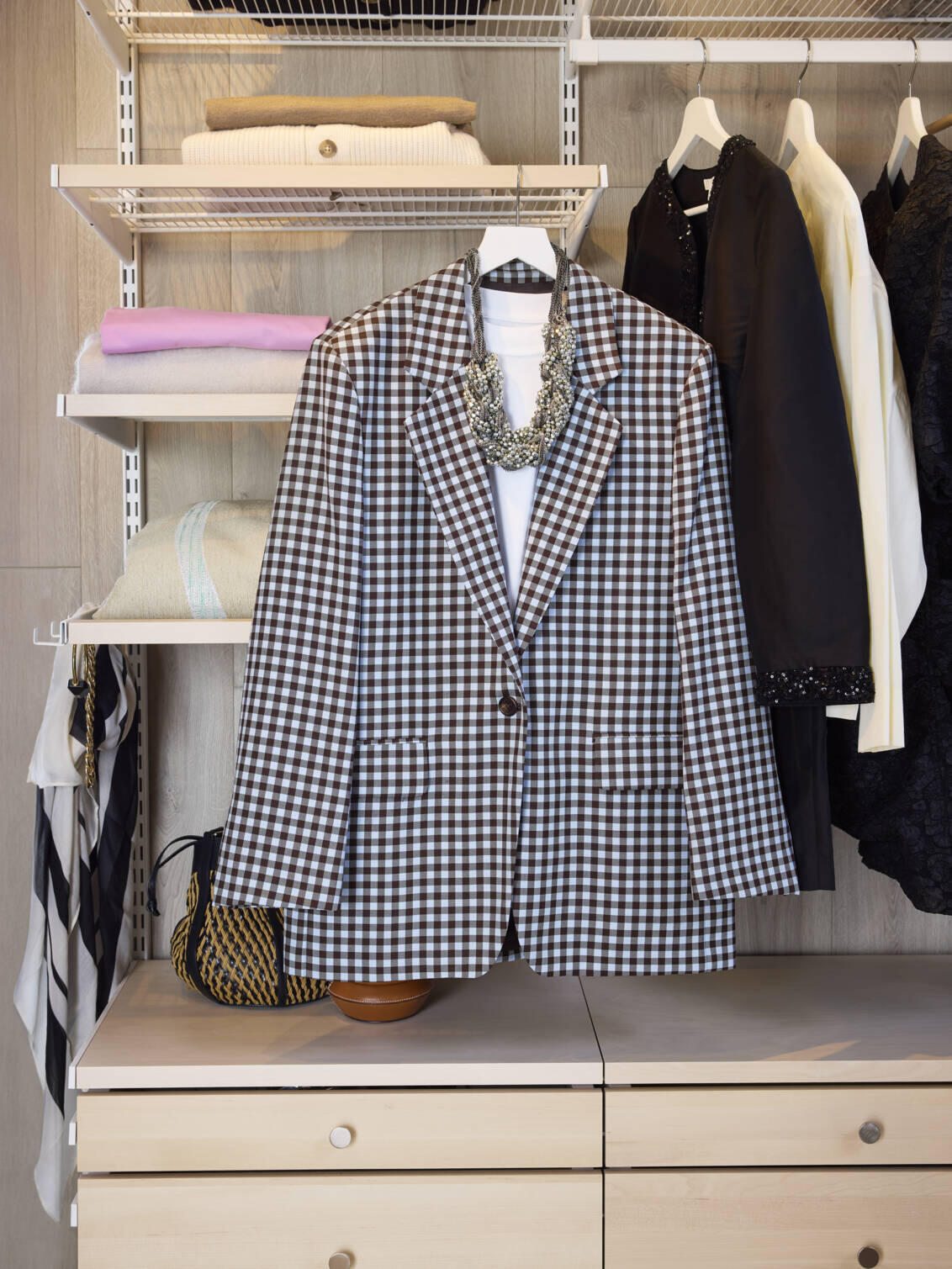 Elfa Décor+ Frontleiste B: 45 Natürliche Birke