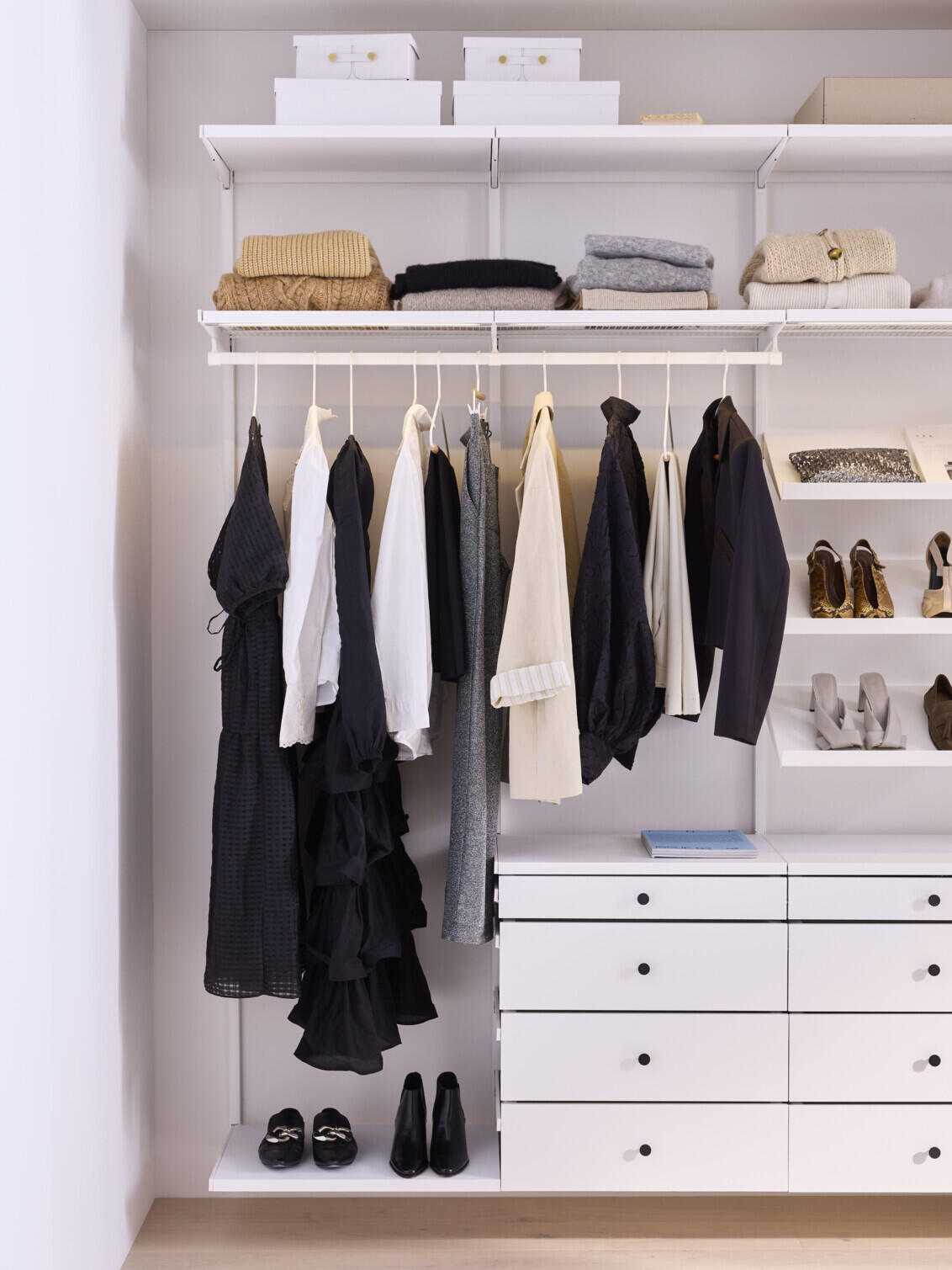 Elfa Décor+ Front Schublade hoch B: 60 Grau