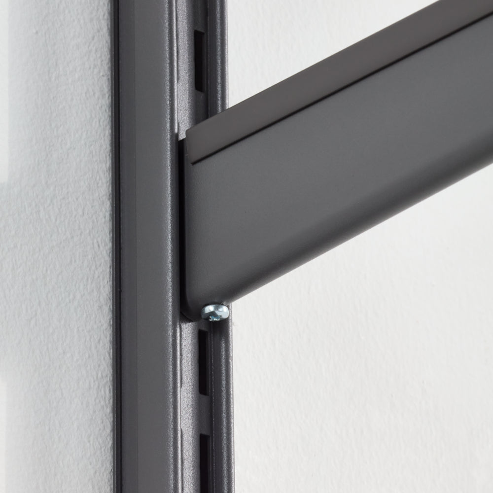 Elfa Tragarm Aufsatz Leiter T: 52 Mattgrau, Paar