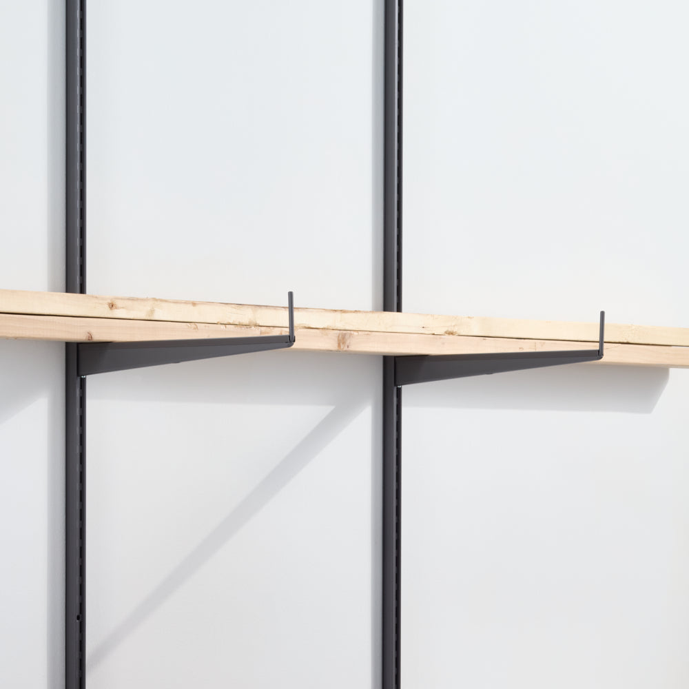 Elfa Tragarm Aufsatz Leiter T: 52 Mattgrau, Paar