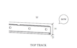 Elfa Tragleiste B: 641 mm Graphite